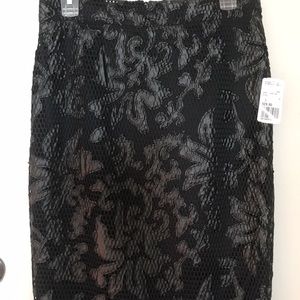 Black Knee Length Skirt
